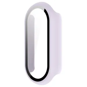 PC FULL COVER Plastový kryt so sklom pre Xiaomi Smart Band 10 / 10 NFC fialový