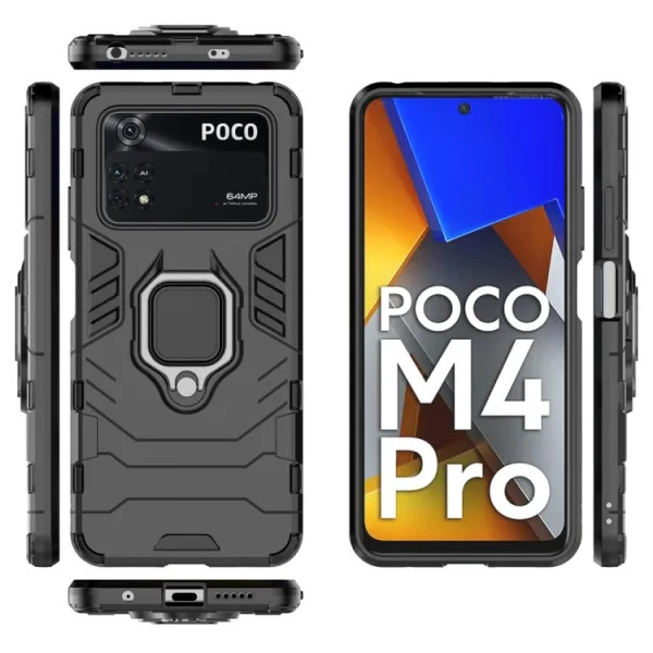 STRONG Ochranný kryt Xiaomi Poco M4 Pro čierny