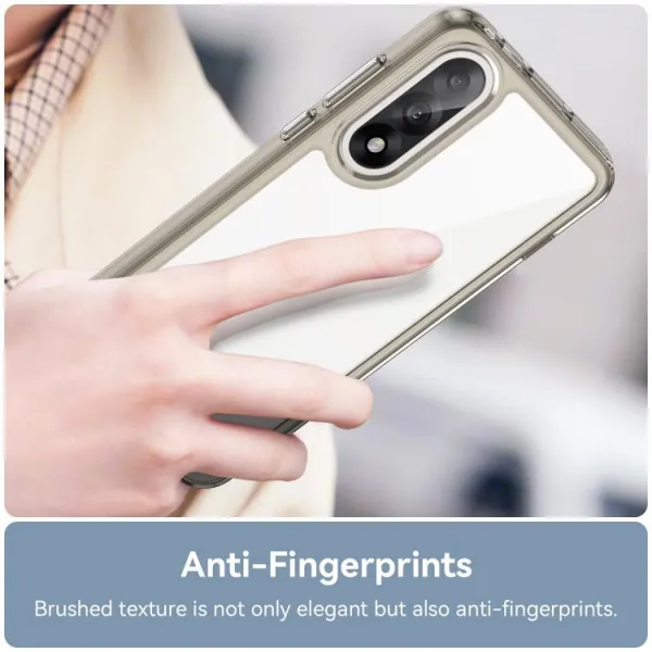 CRYSTAL Ochranný obal pre OnePlus Nord 5 5G šedý