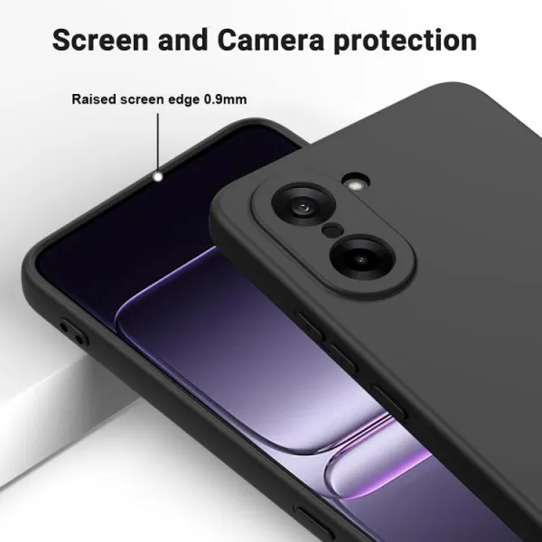 RUBBER Ochranný obal pre OnePlus Nord CE 5 5G čierny