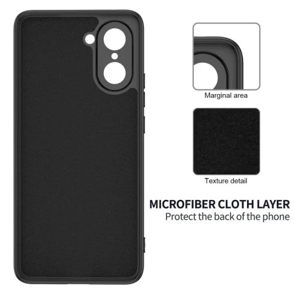 RUBBER Ochranný obal pre OnePlus Nord CE 5 5G čierny