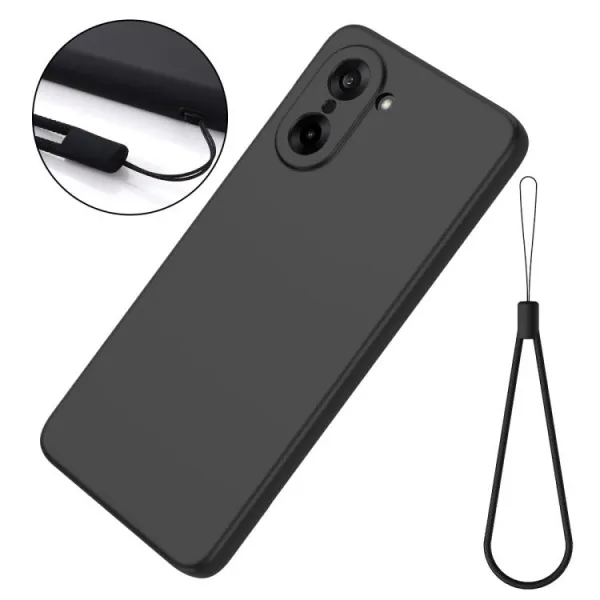 RUBBER Ochranný obal pre OnePlus Nord CE 5 5G čierny
