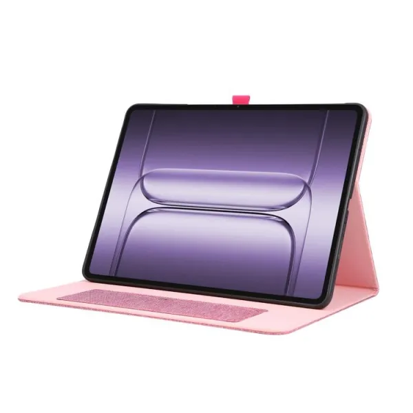 FABRIC Zaklápací obal pre OnePlus Pad 3 ružový