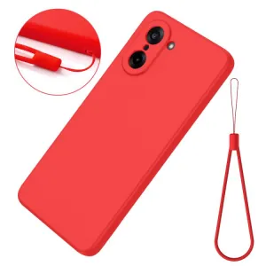 RUBBER Ochranný obal pre OnePlus Nord CE 5 5G červený