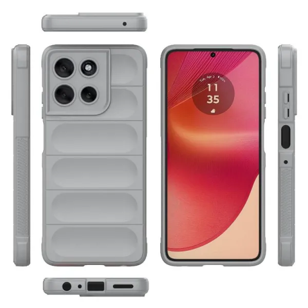 STEPS Ochranný kryt pre Motorola Moto G56 5G svetlošedý