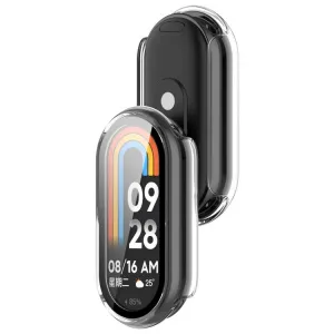 PC FULL COVER Plastový kryt so sklom pre Xiaomi Smart Band 10 / 10 NFC priehľadný