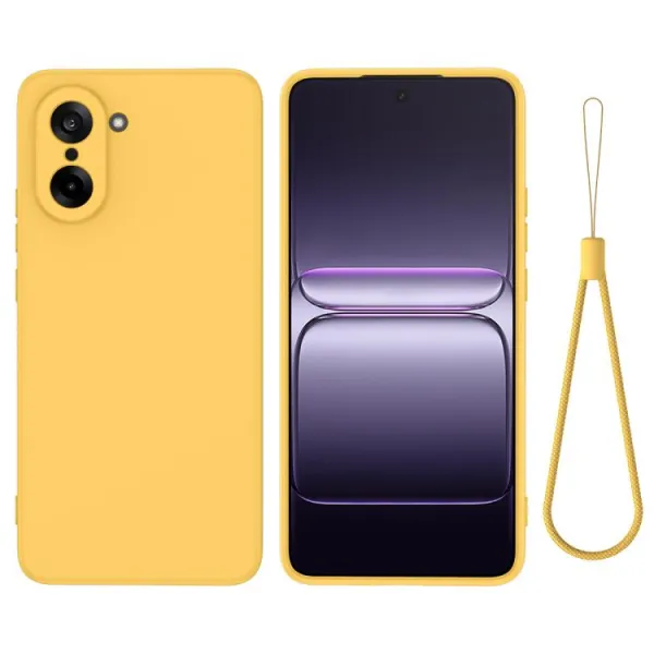 RUBBER Ochranný obal pre OnePlus Nord CE 5 5G žltý