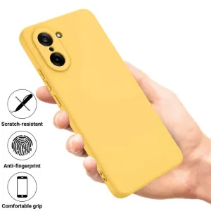 RUBBER Ochranný obal pre OnePlus Nord CE 5 5G žltý