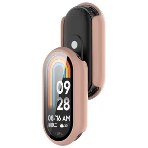 PC FULL COVER Plastový kryt so sklom pre Xiaomi Smart Band 10 / 10 NFC staroružový