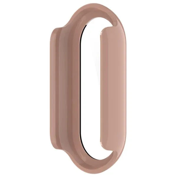 PC FULL COVER Plastový kryt so sklom pre Xiaomi Smart Band 10 / 10 NFC staroružový