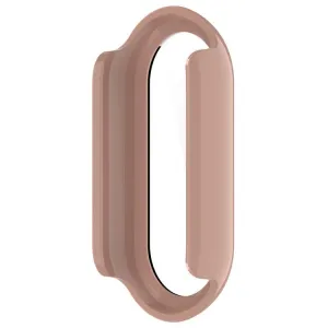 PC FULL COVER Plastový kryt so sklom pre Xiaomi Smart Band 10 / 10 NFC staroružový