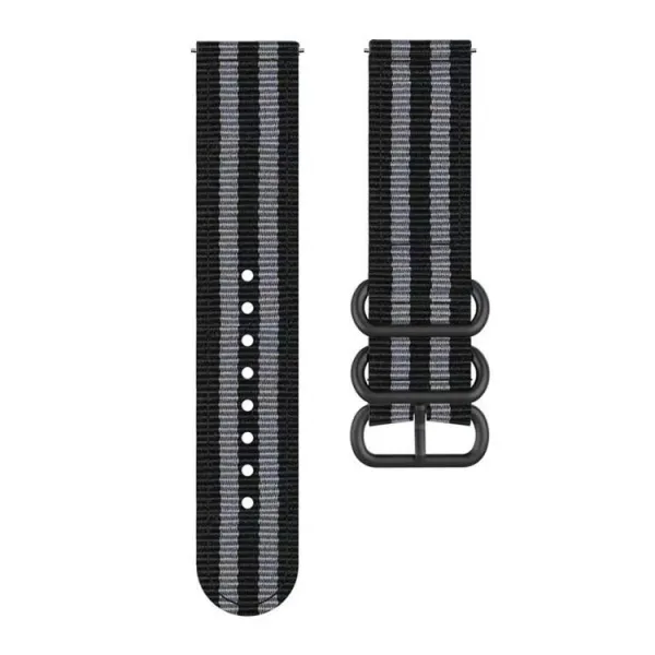 NYLON Vymeniteľný remienok pre Garmin Venu X1 BLACK-GREY