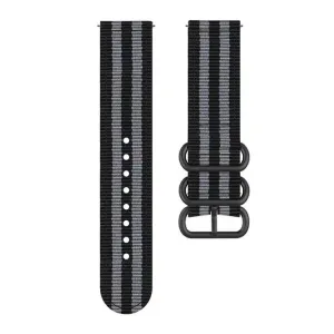 NYLON Vymeniteľný remienok pre Garmin Venu X1 BLACK-GREY