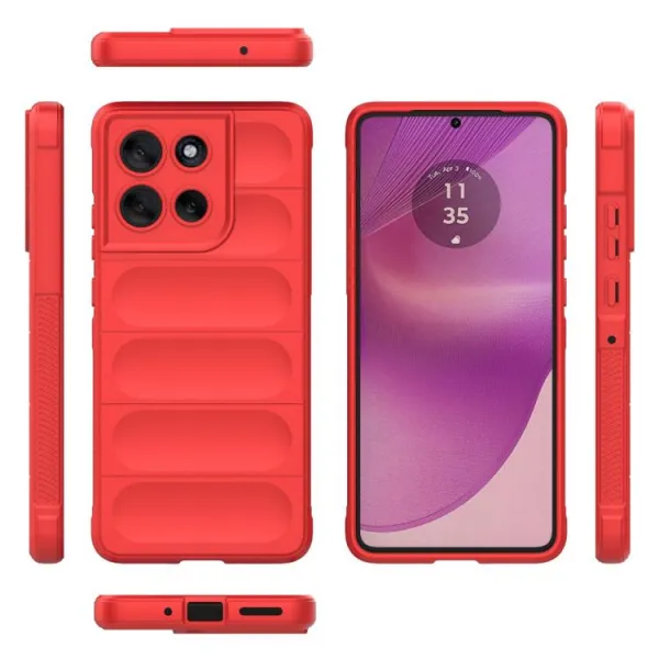 STEPS Ochranný kryt pre Motorola Moto G86 5G červený