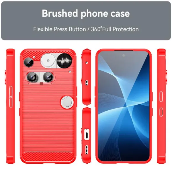FLEXI TPU Ochranný kryt Nothing Phone (3) červený