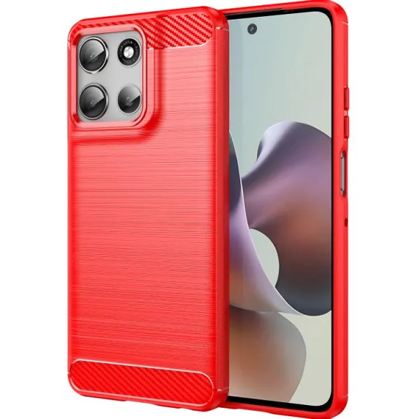 FLEXI TPU Ochranný kryt Motorola Moto G56 5G červený