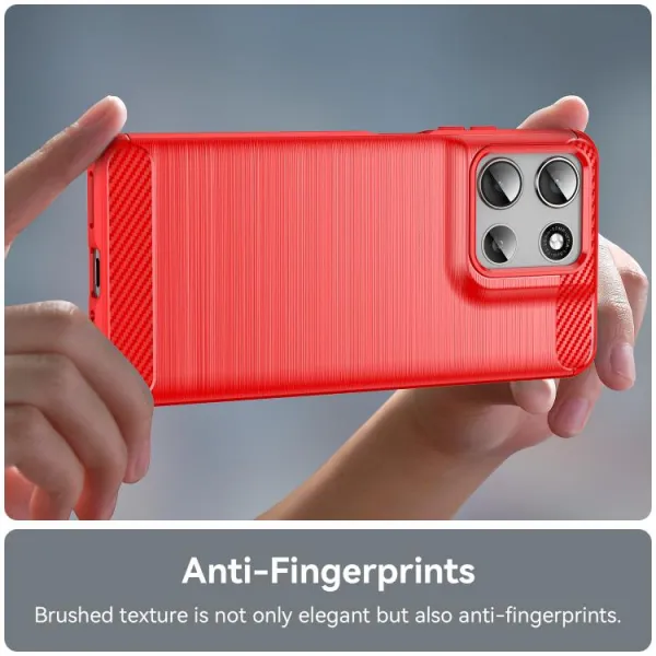 FLEXI TPU Ochranný kryt Motorola Moto G56 5G červený