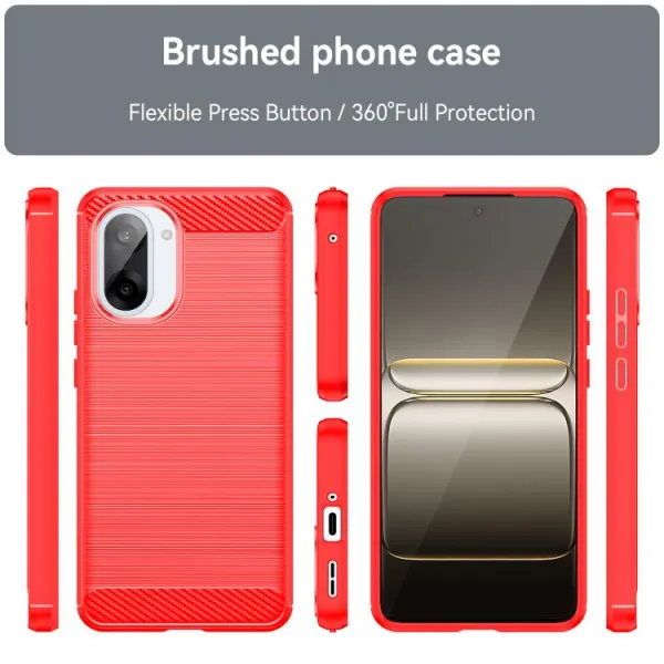 FLEXI TPU Ochranný kryt OnePlus Nord CE 5 5G červený