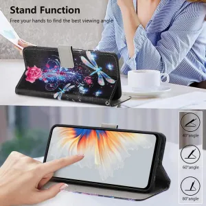 ART Peňaženkový obal pre Honor X5c Plus DRAGONFLY