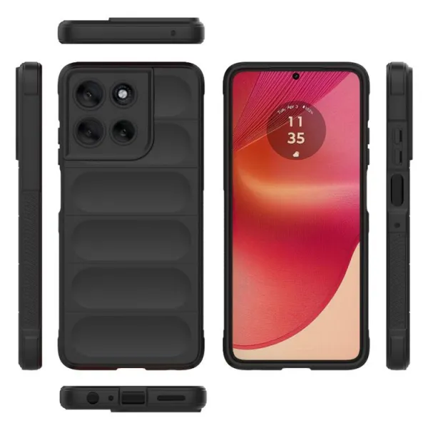 STEPS Ochranný kryt pre Motorola Moto G56 5G čierny