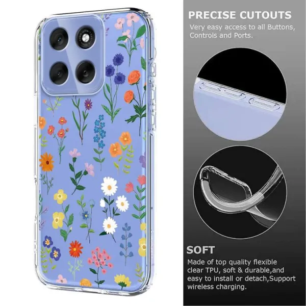 ART TPU Ochranný obal pre Motorola Moto G56 5G DAISY