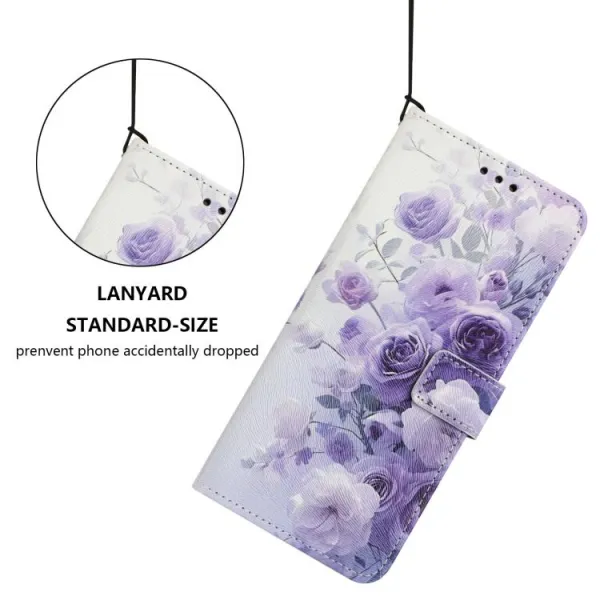 ART Peňaženkový obal pre Xiaomi Redmi Note 15 Pro PURPLE ROSE