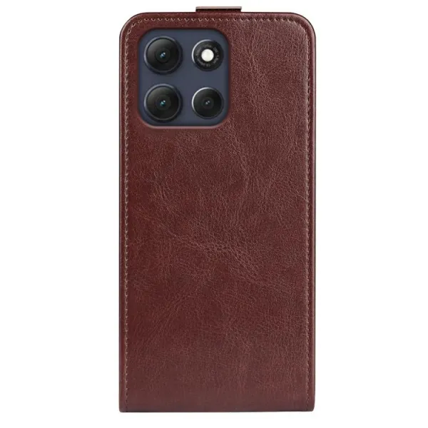 Vyklápacie puzdro pre Motorola Moto G86 5G hnedé