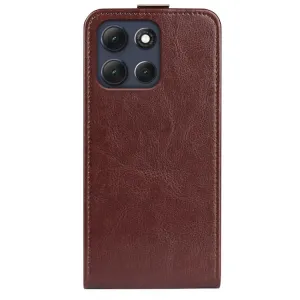 Vyklápacie puzdro pre Motorola Moto G86 5G hnedé