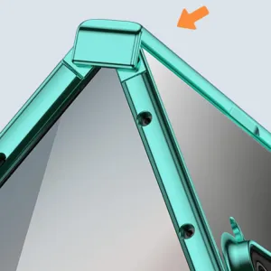 ELECTRO Plastový kryt pre Samsung Galaxy Z Fold7 5G strieborný