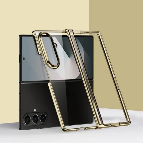 ELECTRO Plastový kryt pre Samsung Galaxy Z Fold7 5G zlatý