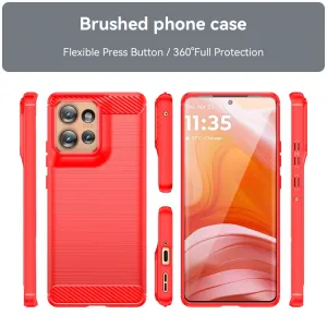 FLEXI TPU Ochranný kryt Motorola Edge 50 červený