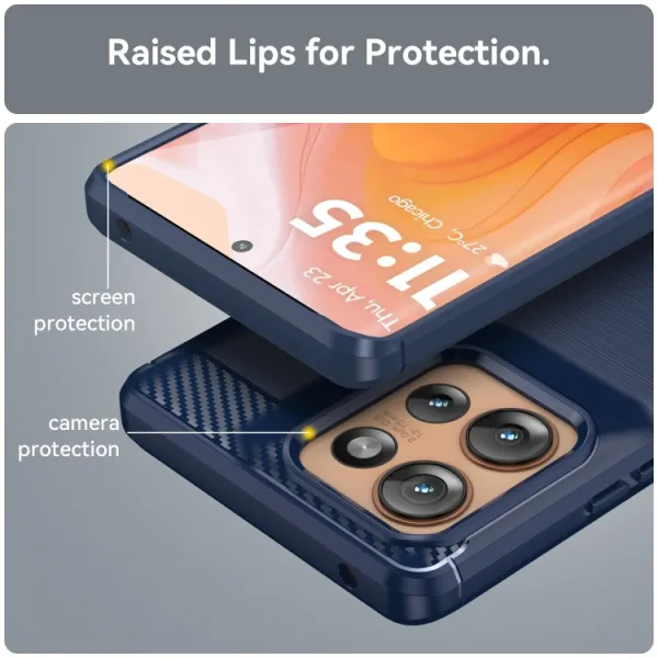 FLEXI TPU Ochranný kryt Motorola Edge 50 modrý