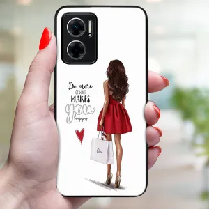 MY ART Ochranný kryt pre Xiaomi Redmi 10 5G RED DRESS (137)