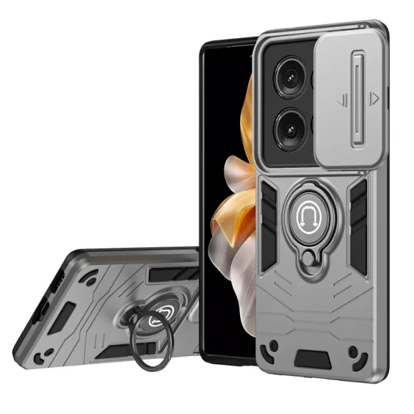 CAMPROTECT Obal s držiakom pre Motorola Edge 50 šedý