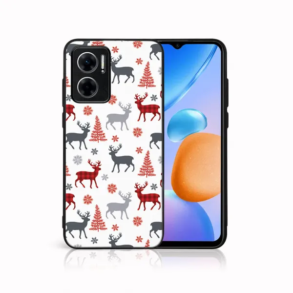 MY ART Kryt s vianočným dizajnom Xiaomi Redmi 10 5G DEER (068)