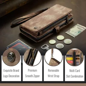 WALLET Ochranný kryt s peňaženkou 2v1 pre Samsung Galaxy Z Fold7 5G hnedý