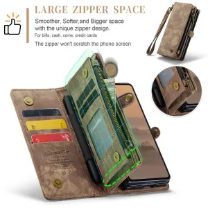 WALLET Ochranný kryt s peňaženkou 2v1 pre Samsung Galaxy Z Fold7 5G hnedý