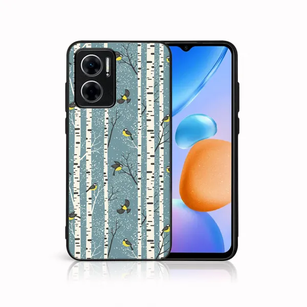 MY ART Kryt s vianočným dizajnom Xiaomi Redmi 10 5G BIRCH (072)