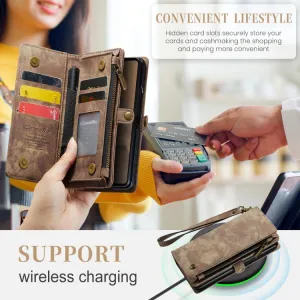 WALLET Ochranný kryt s peňaženkou 2v1 pre Samsung Galaxy Z Fold7 5G hnedý