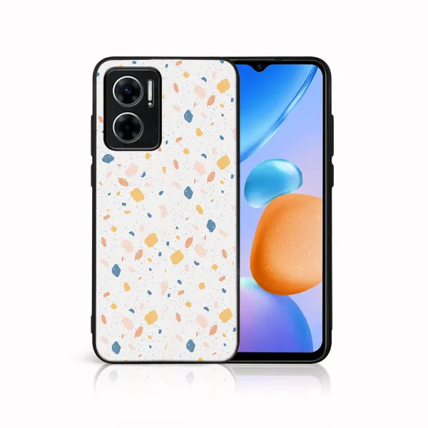MY ART Ochranný kryt pre Xiaomi Redmi 10 5G ORANGE TERRAZZO (165)