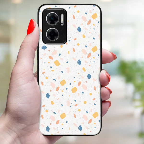 MY ART Ochranný kryt pre Xiaomi Redmi 10 5G ORANGE TERRAZZO (165)