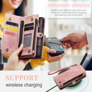 WALLET Ochranný kryt s peňaženkou 2v1 pre Samsung Galaxy Z Fold7 5G ružový
