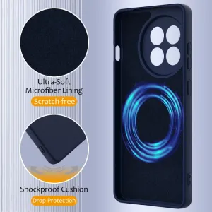 RUBBER MAGSAFE Silikónový kryt pre OnePlus 13R 5G NAVY BLUE