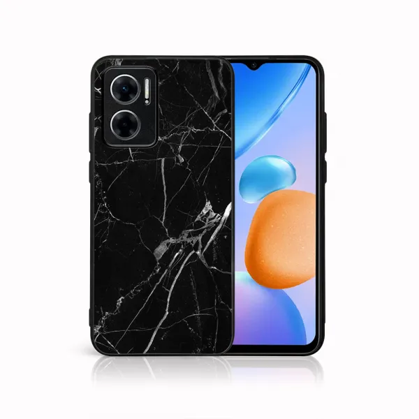 MY ART Ochranný kryt pre Xiaomi Redmi 10 5G BLACK MARBLE (142)
