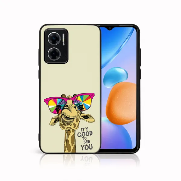 MY ART Ochranný kryt pre Xiaomi Redmi 10 5G GIRAFFE (180)