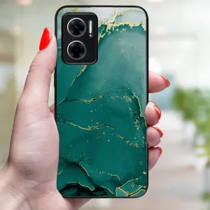 MY ART Ochranný kryt pre Xiaomi Redmi 10 5G GREEN MARBLE (145)