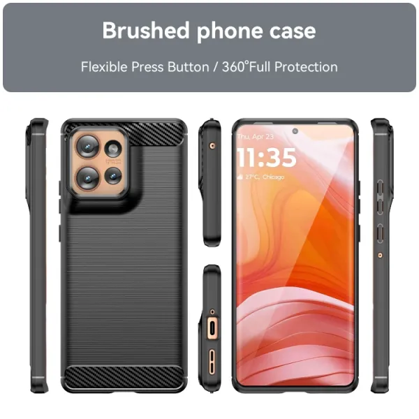 FLEXI TPU Ochranný kryt Motorola Edge 50 čierny