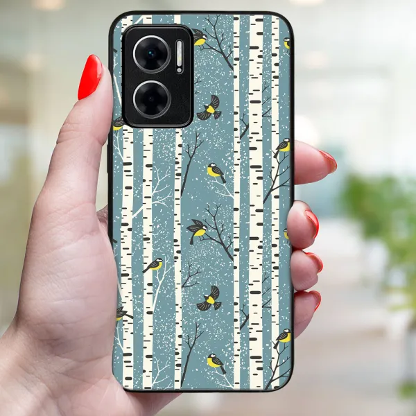 MY ART Kryt s vianočným dizajnom Xiaomi Redmi 10 5G BIRCH (072)