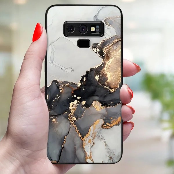 MY ART Ochranný obal pre Samsung Galaxy Note 9 GREY MARBLE (140)