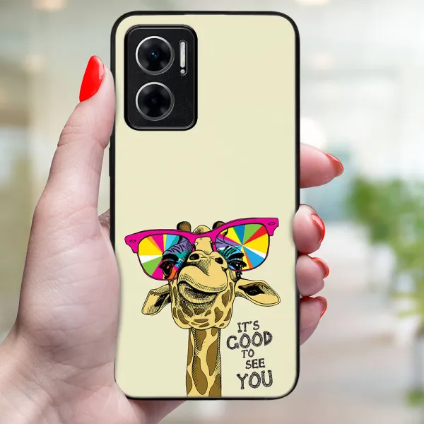 MY ART Ochranný kryt pre Xiaomi Redmi 10 5G GIRAFFE (180)